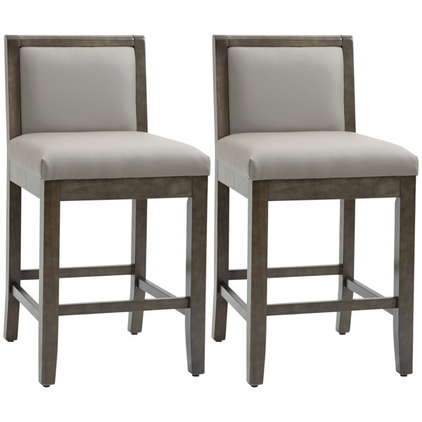 Latitude Run® 25.5" Counter Height Bar Stools Set Of 2, PU